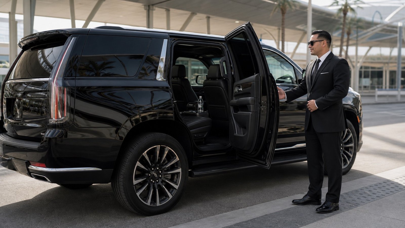 Lux4Rides black car service chauffeur for SoFi Stadium World Cup 2026 match-day transportation in Inglewood, Los Angeles