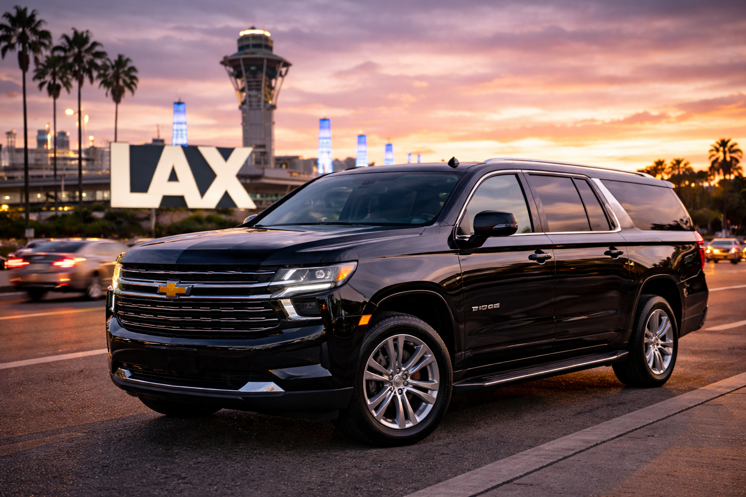 Chevy Suburban LAX black car service airport transfer