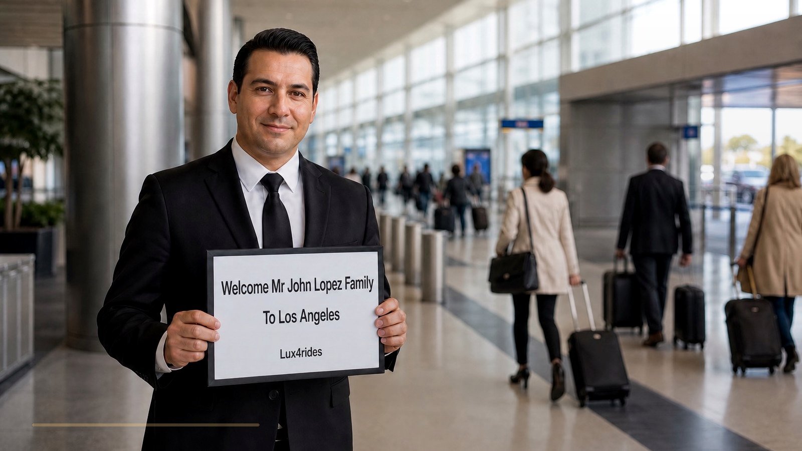 LAX meet and greet service at baggage claim