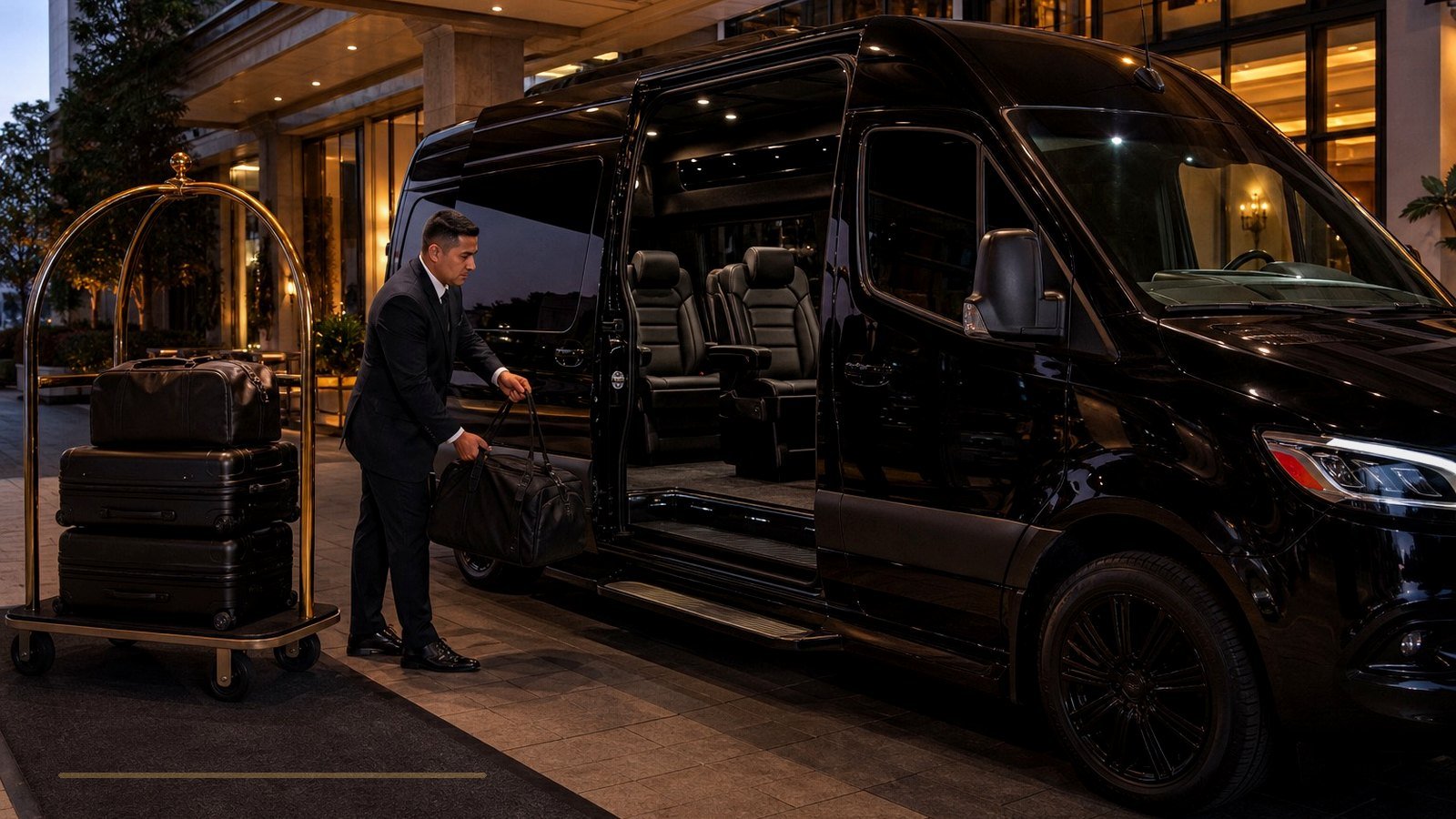 Party bus rental Los Angeles - luxury party bus interior