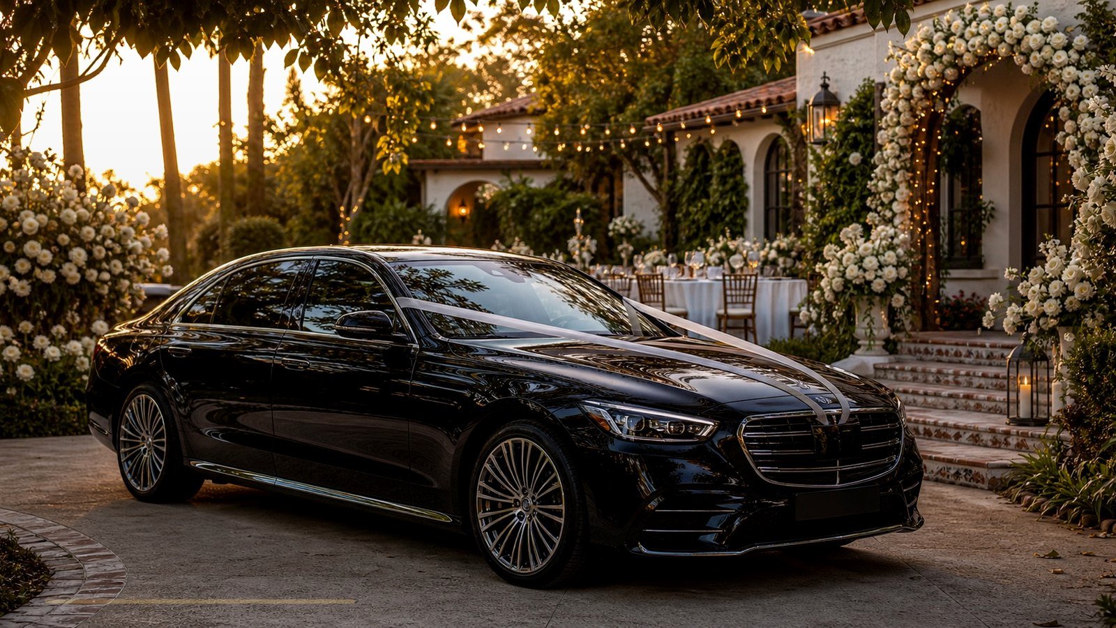 Wedding limo service Los Angeles