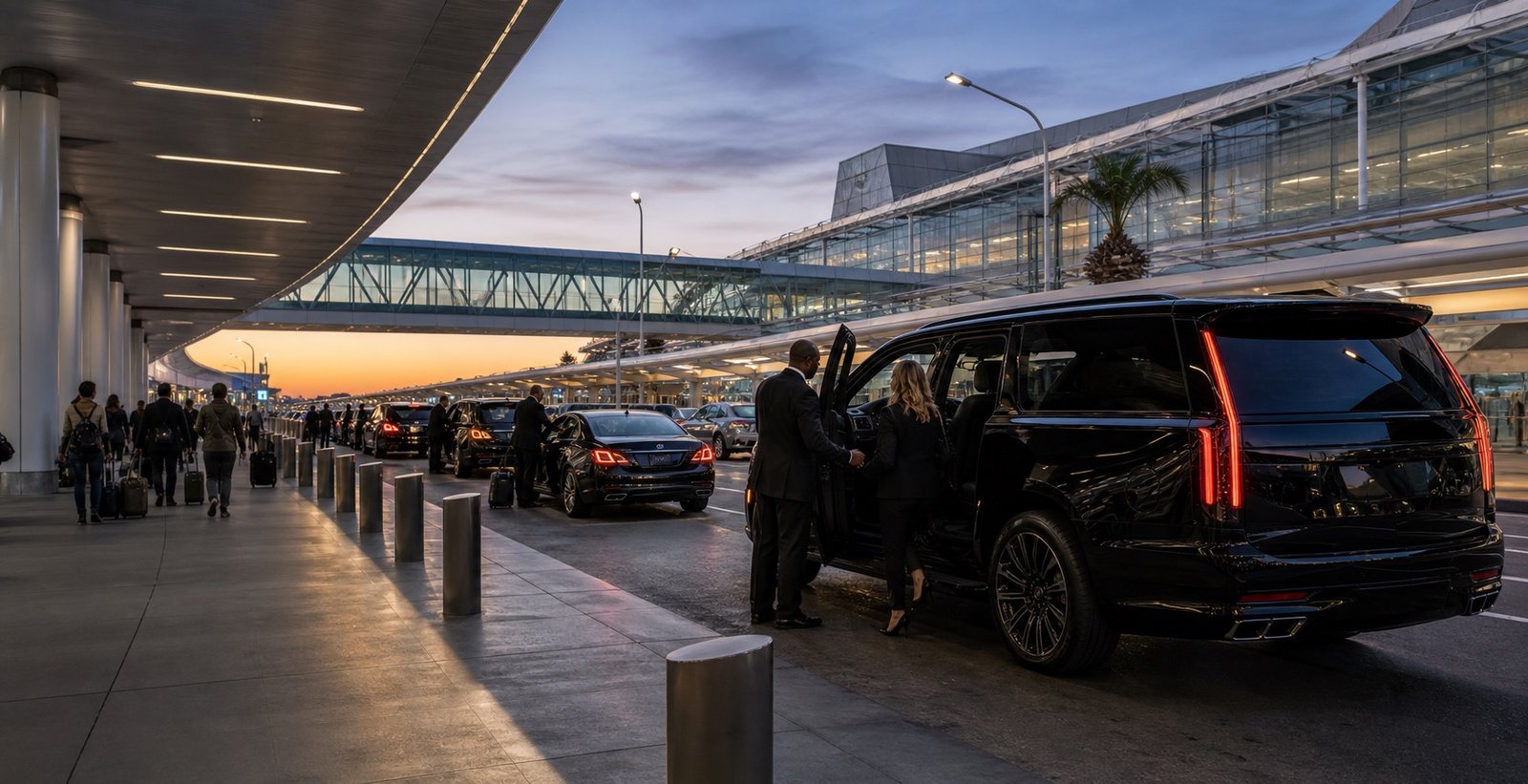 Long Beach Airport (LGB) Car Service — Private Chauffeur & Black Car — Lux4Rides luxury chauffeur