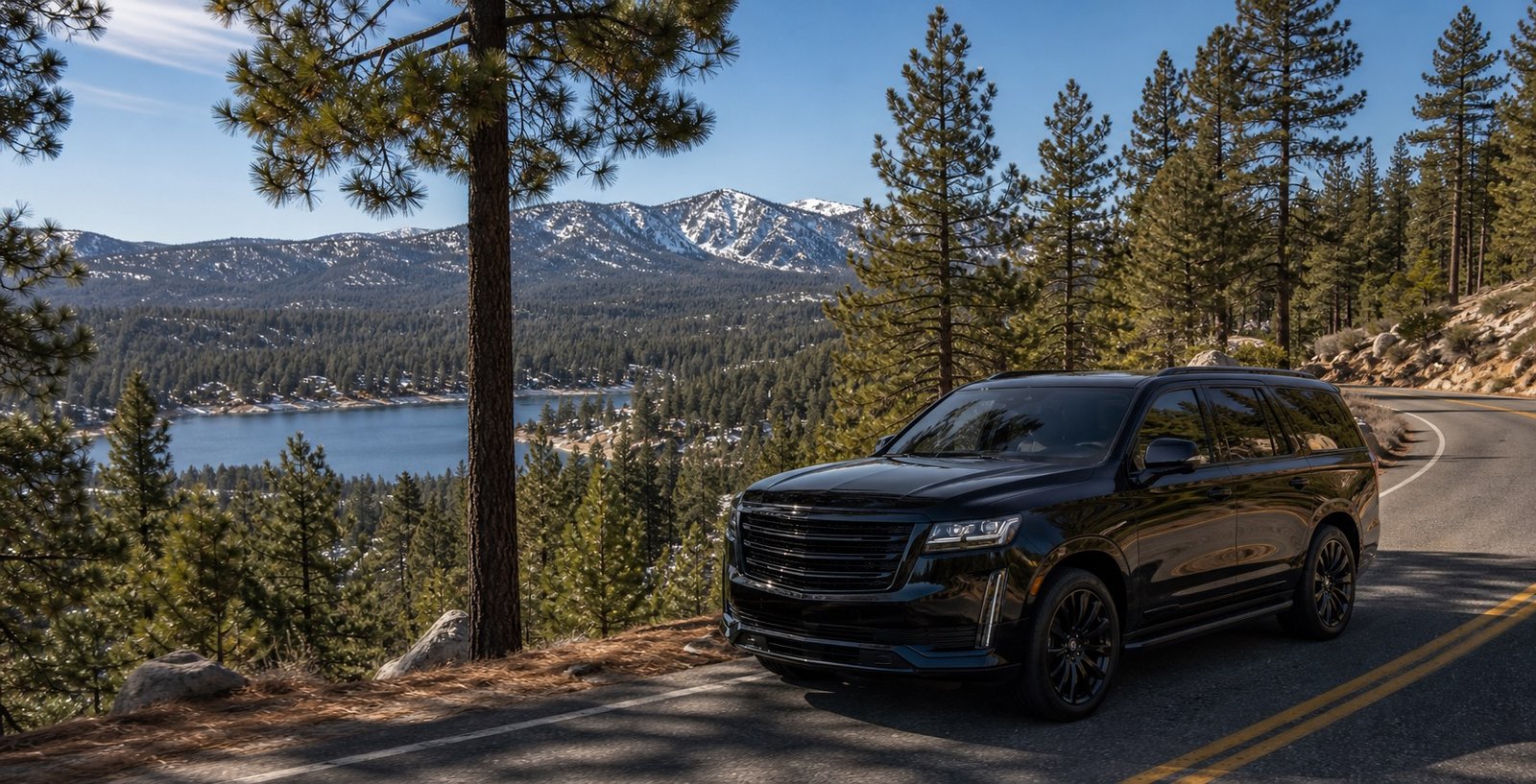Manhattan Beach to Big Bear Car Service — Lux4Rides luxury chauffeur