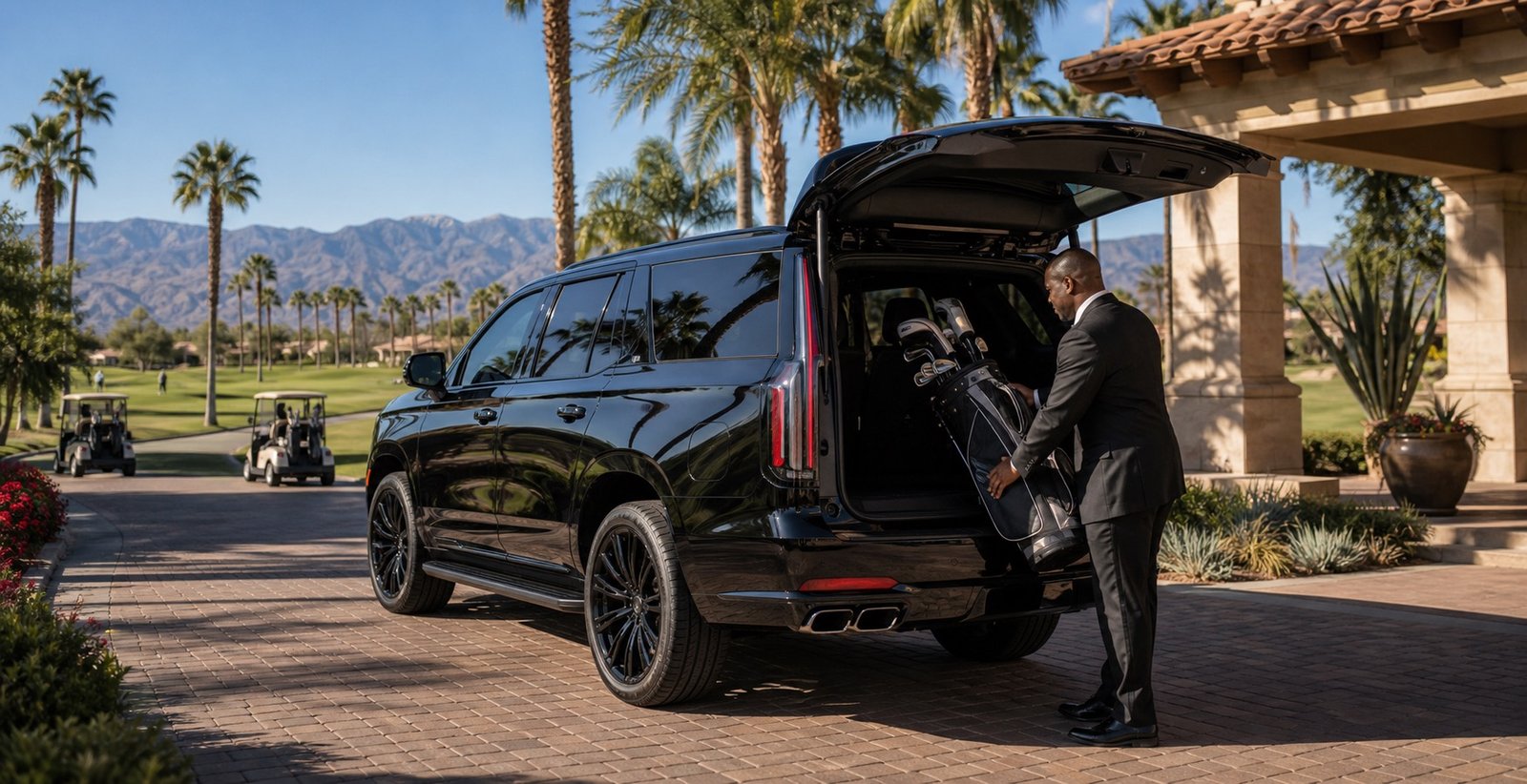 Golf Transportation in Los Angeles — Lux4Rides luxury chauffeur