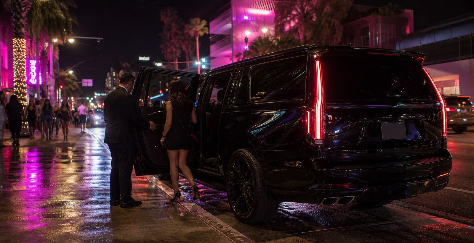 Bachelorette Party Transportation in Los Angeles — Lux4Rides luxury chauffeur
