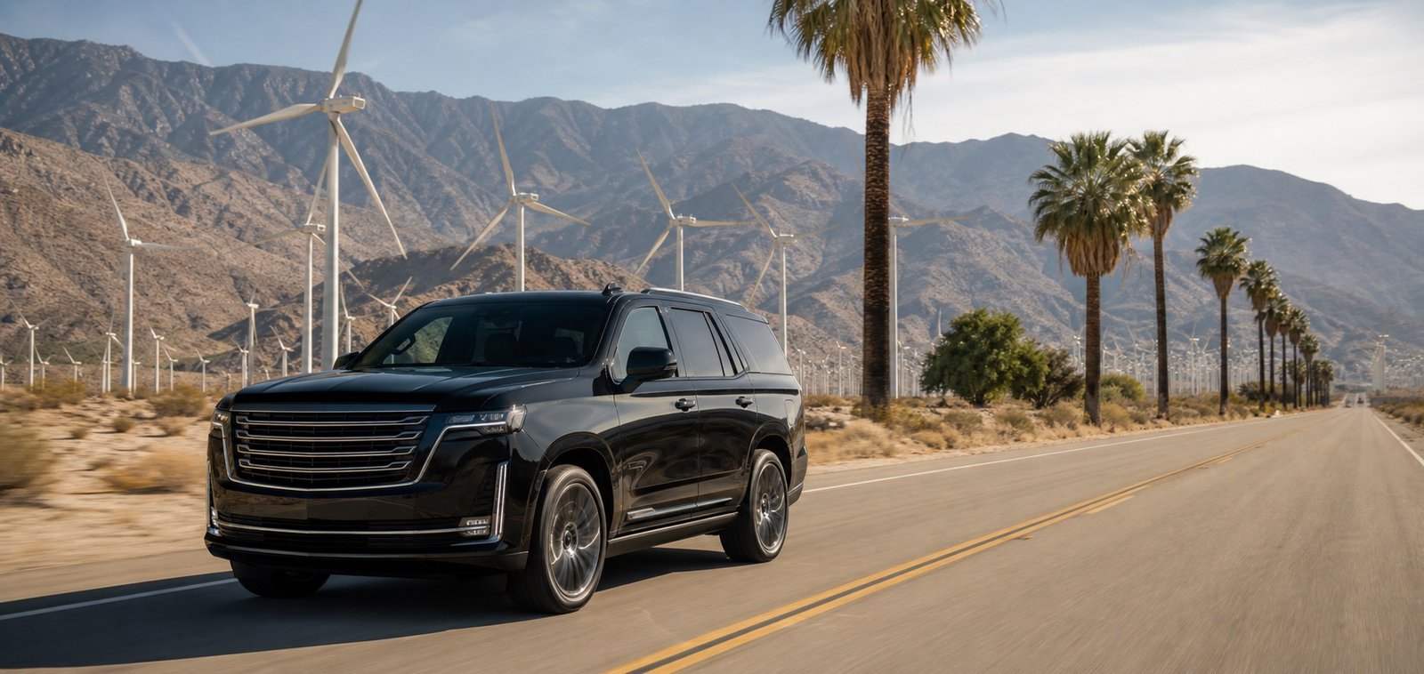 Malibu to Palm Springs Car Service — Lux4Rides luxury chauffeur
