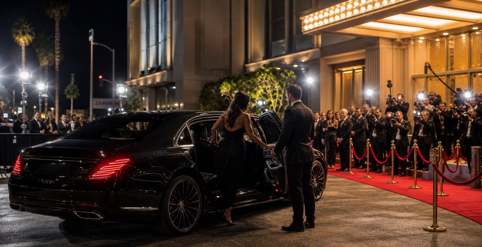 Red Carpet & Premiere Transportation in Los Angeles — Lux4Rides luxury chauffeur