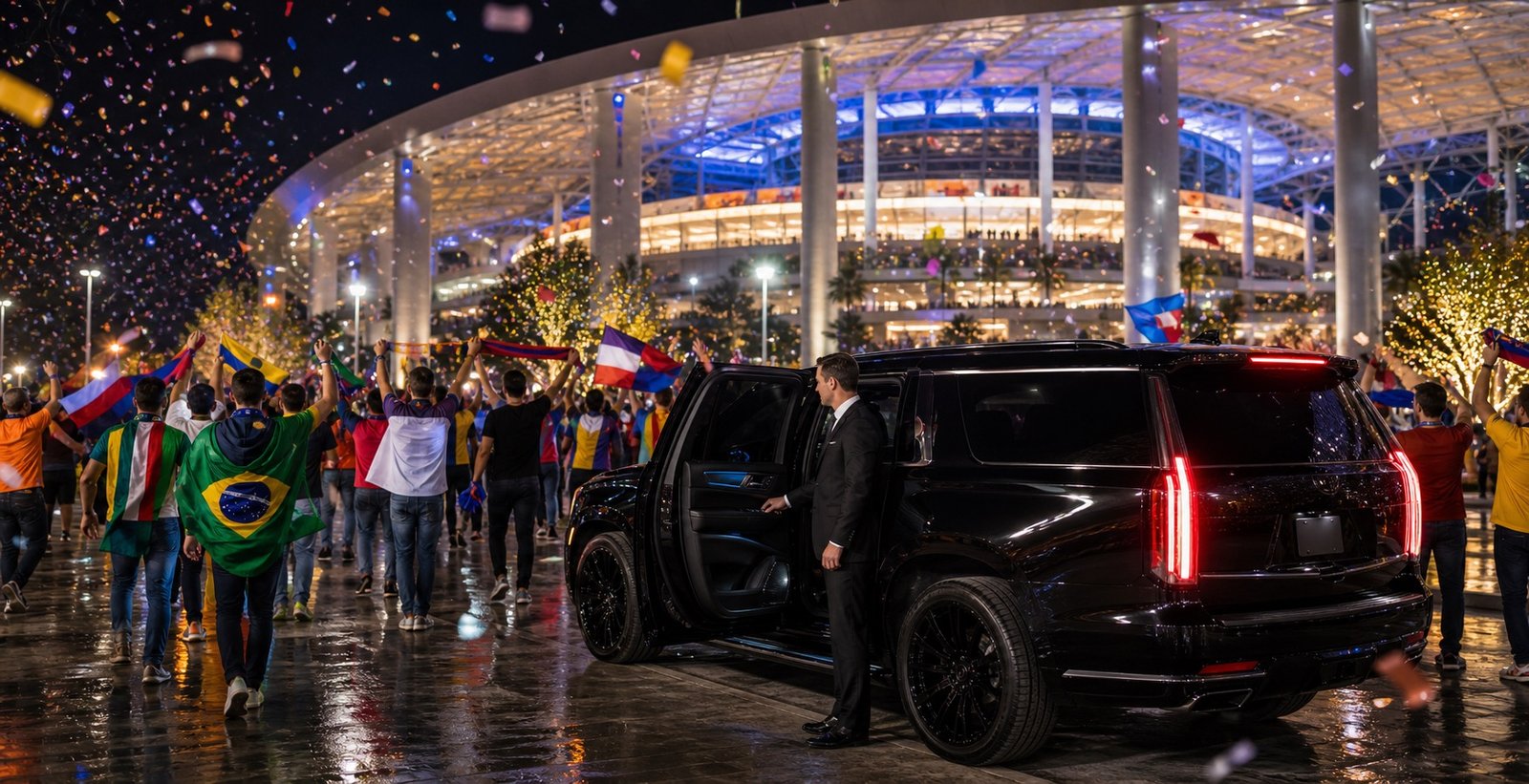 Sporting Event Transportation in Los Angeles — Lux4Rides luxury chauffeur