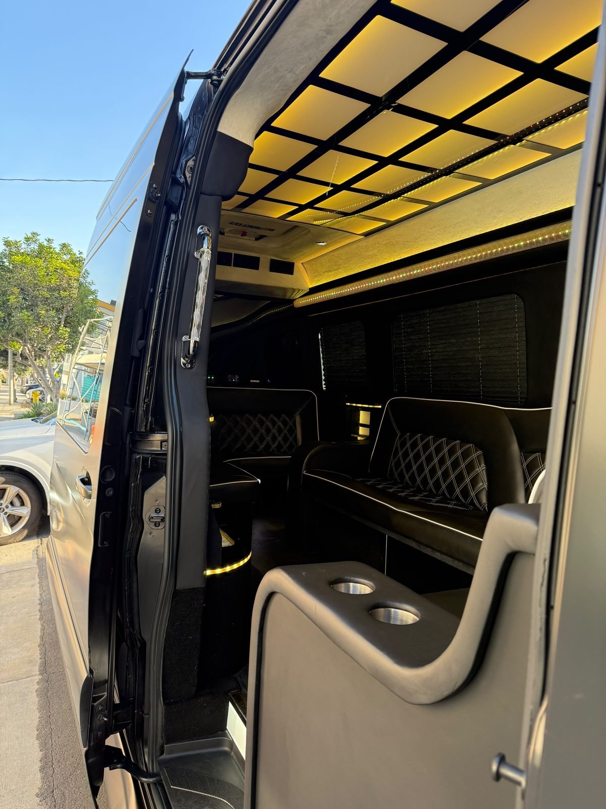 Limo 3 Mercedes Sprinter, Los Angeles — entry doorway